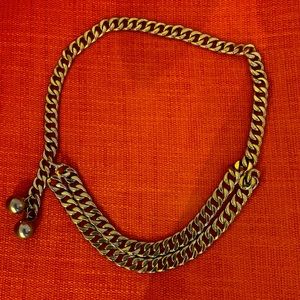 Chanel chain link belt